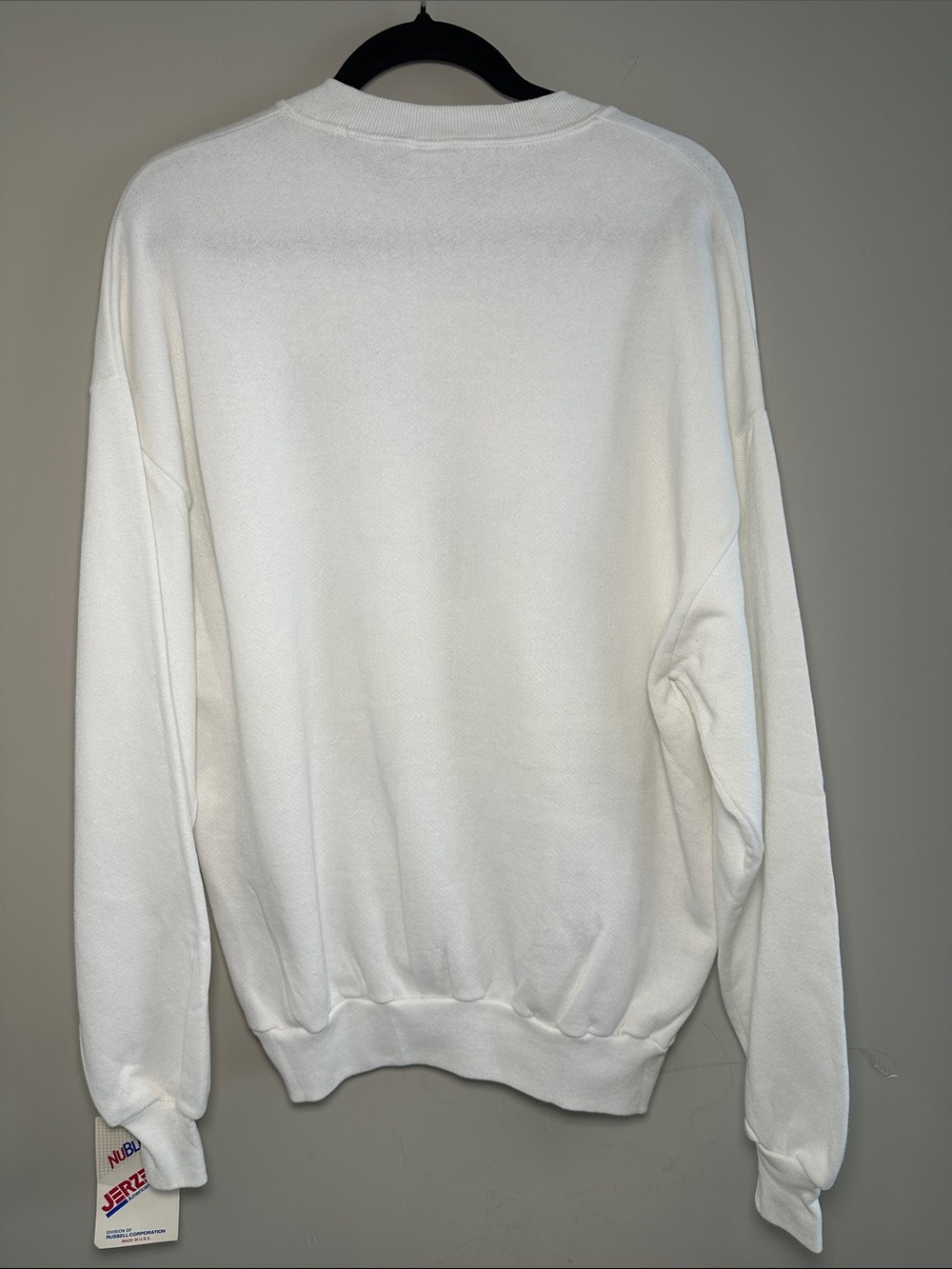 Jerzees new carousel unicorn White vintage crewneck - Picture 3 of 6